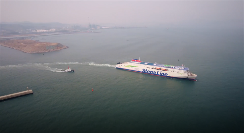 Stena RoRo delivers extended E-Flexer RoPax to Stena Line