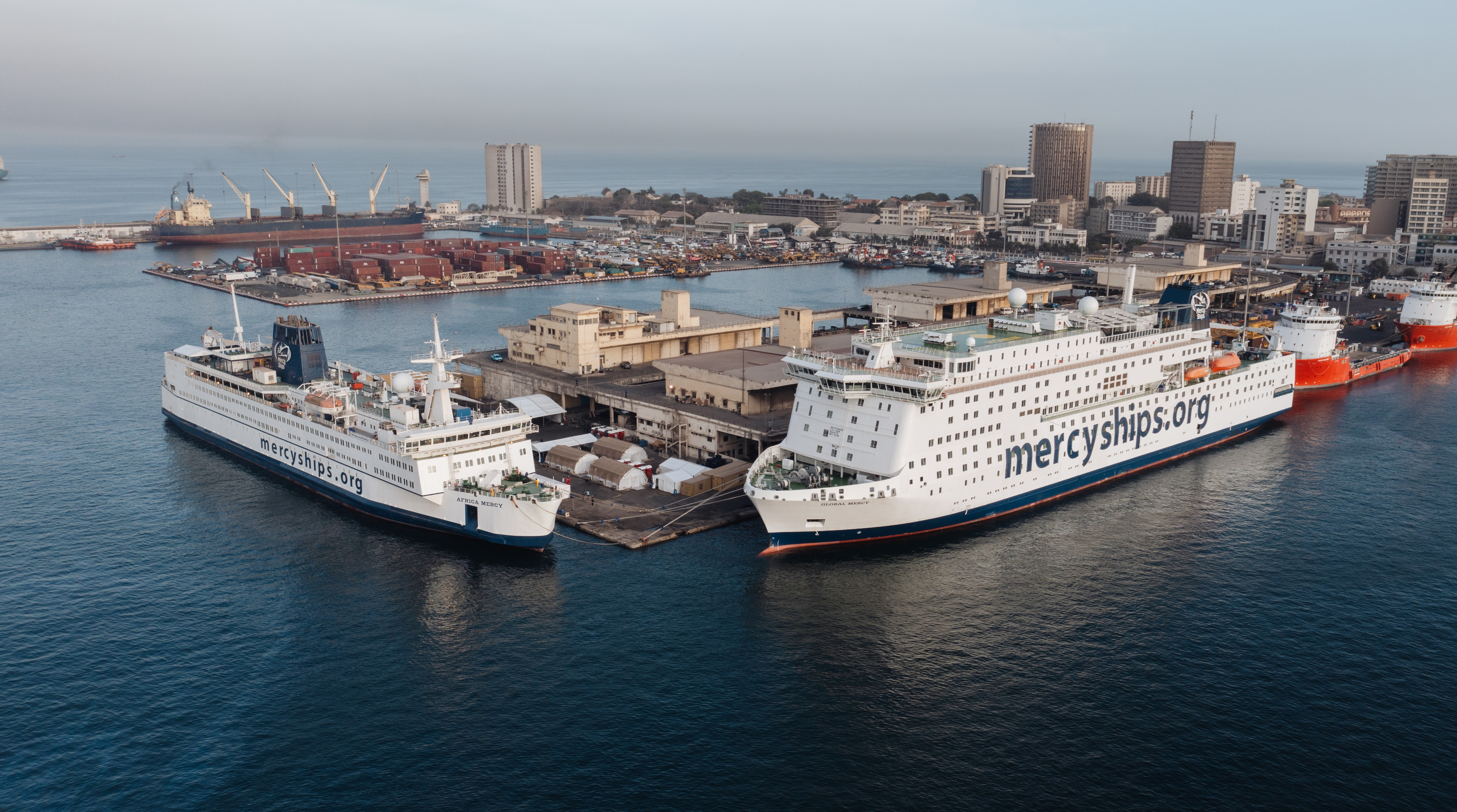 H.E. President Macky Sall Leads Inauguration of the World’s Largest Purpose-built Hospital Ship, the Global Mercy™