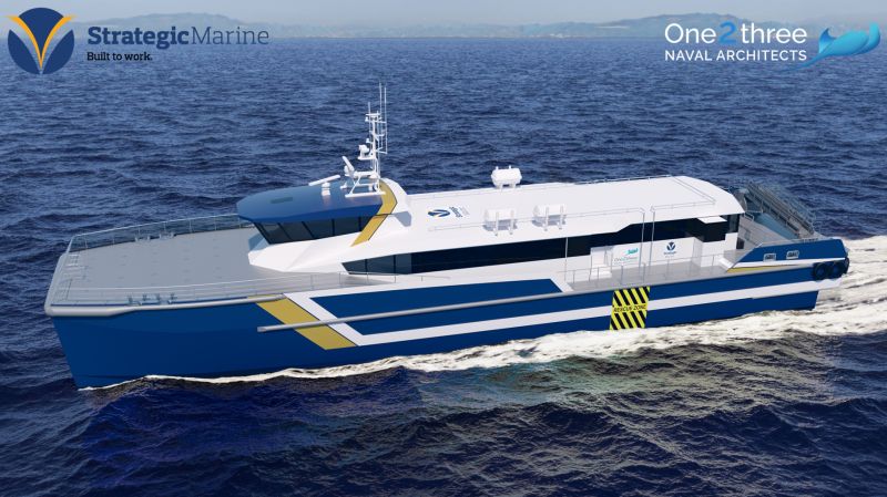 Strategic Marine Announces New 38m Fast Crew Transfer Vessel