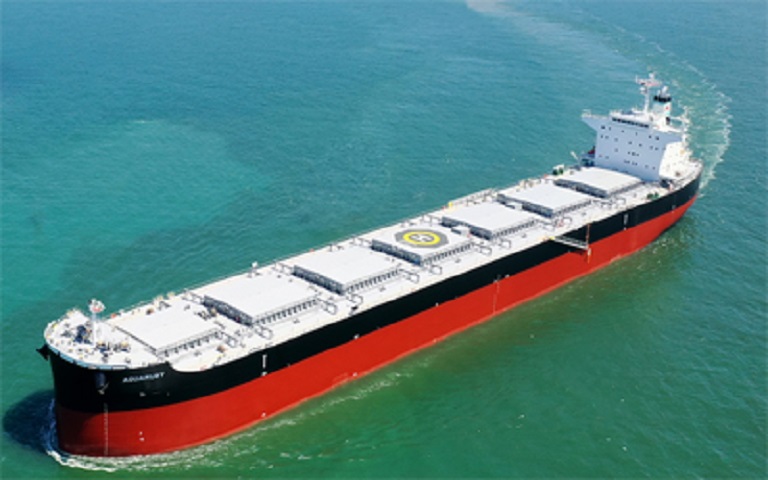 Bulk Carrier AQUARUBY Delivered