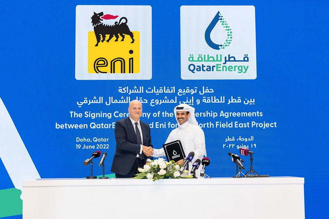 Eni enters the world’s largest LNG project in Qatar