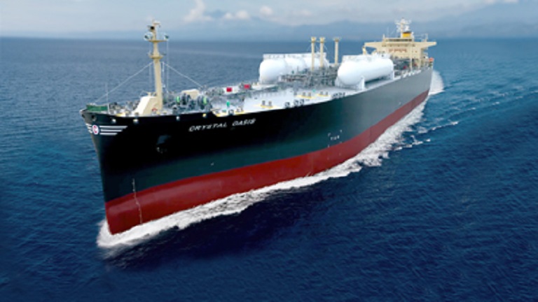 Kawasaki Heavy Industries Delivers LPG-fueled LPG carrier Crystal Oasis