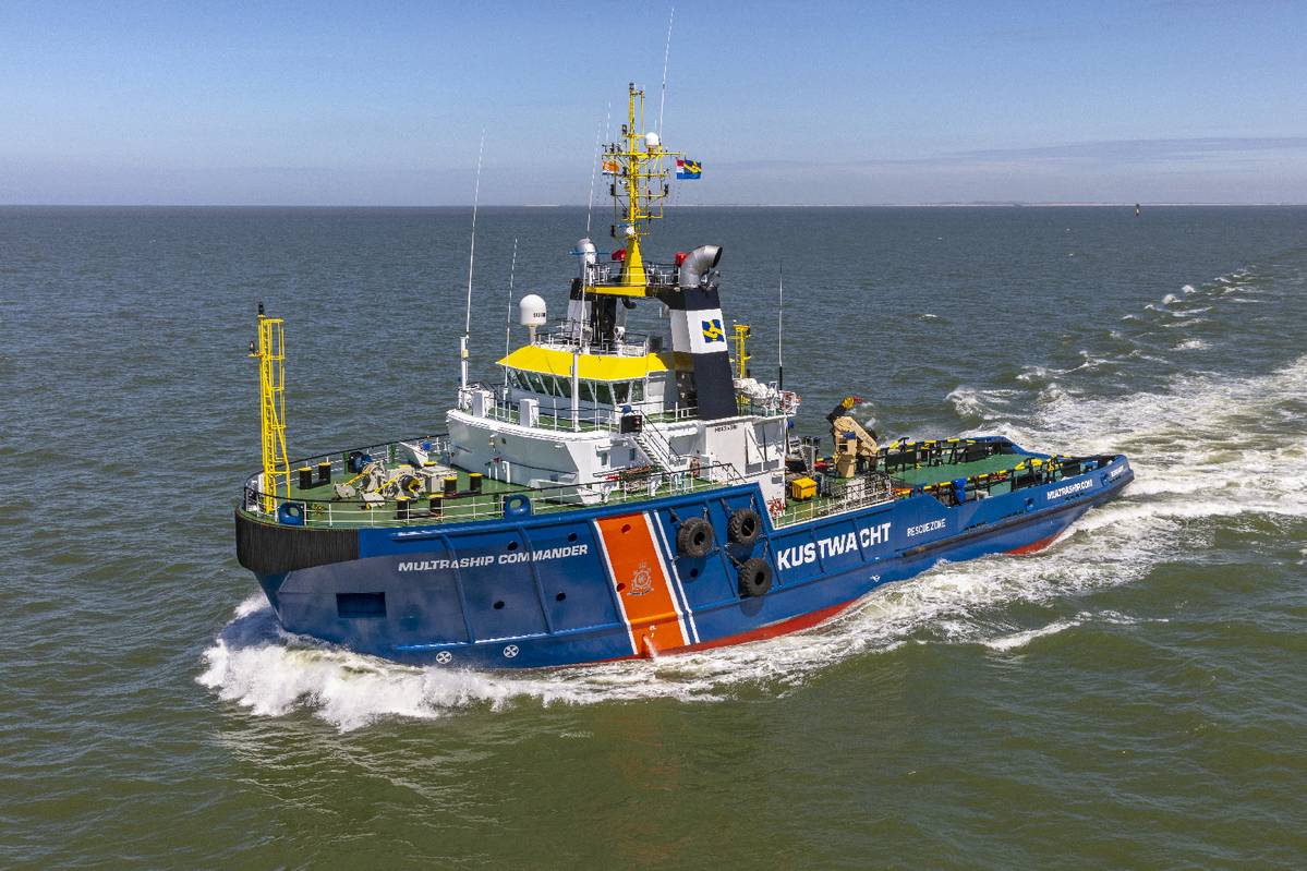 Multraship Supplies Emergency Tugs to Netherlands Coastguard