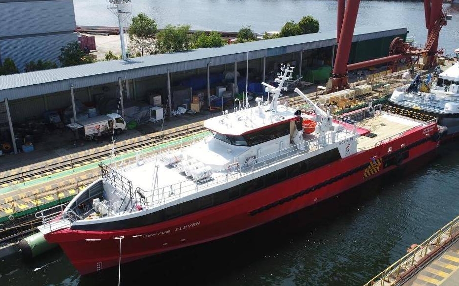 Strategic Marine Delivers 42m Fast Crew Boat For Centus Marine ...