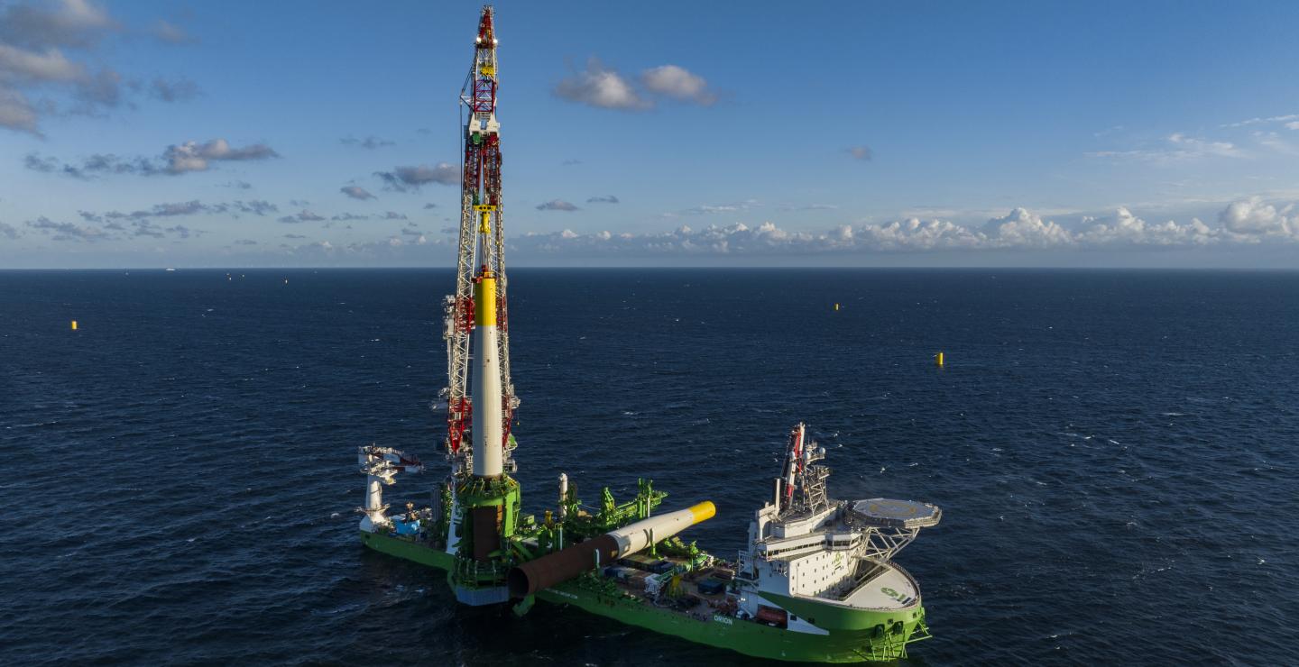 Monopile Installation Completed At Arcadis OST 1 Offshore Wind Farm