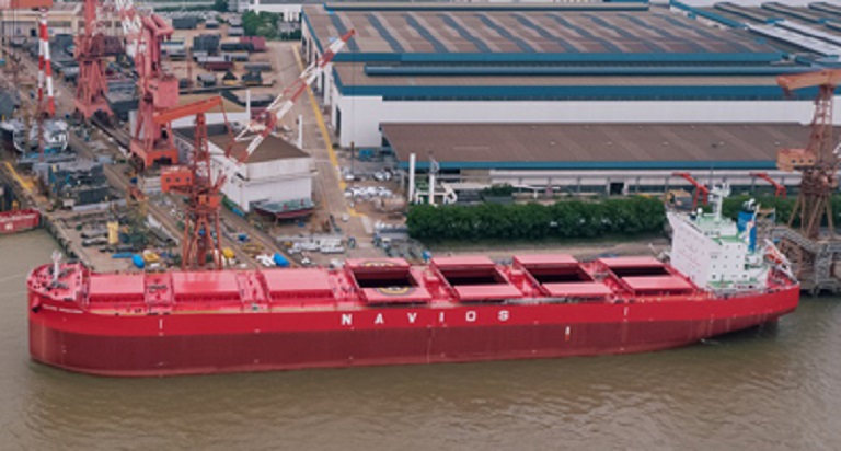 Kawasaki Heavy Industries Delivers Bulk Carrier NAVIOS PRIMAVERA