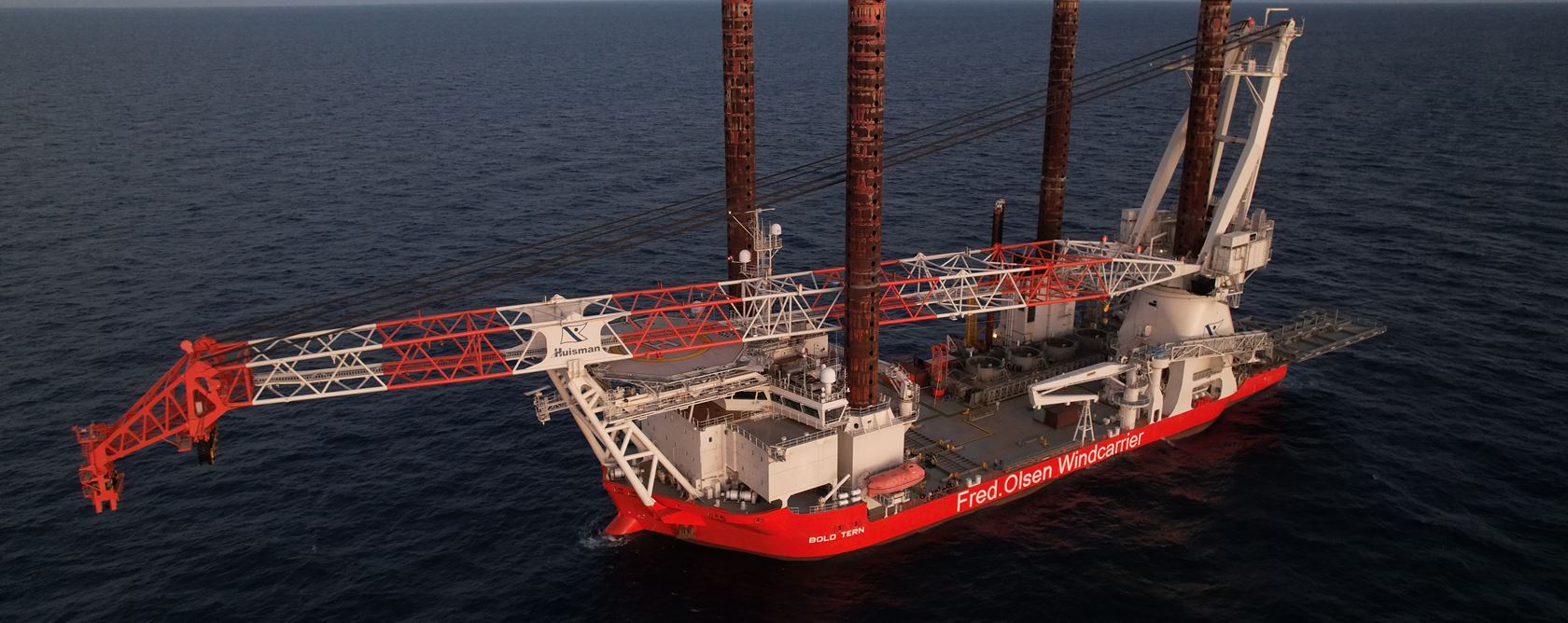 New Crane Makes Fred. Olsen Windcarrier’s Bold Tern Ready for Largest OWF Turbines