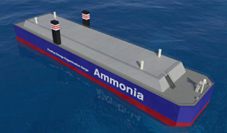 Parties Conclude Joint R&D Agreement for World's First Ammonia Floating Storage and Regasification Barge