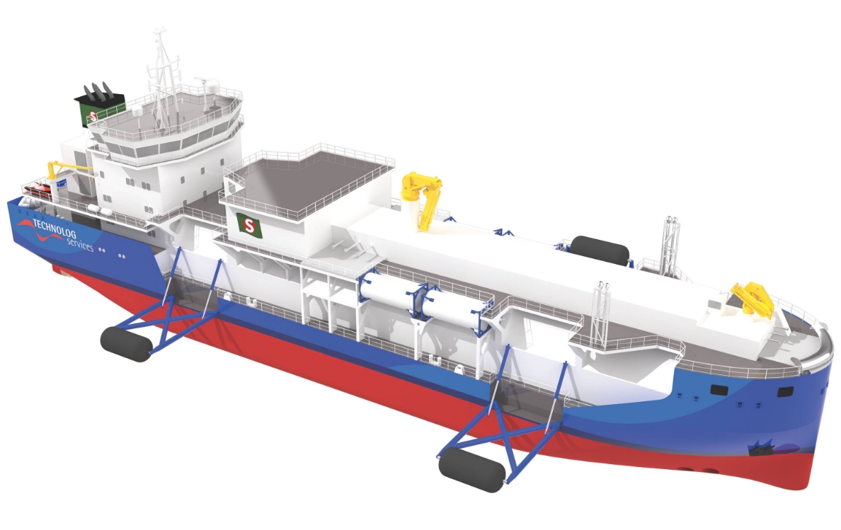 Schulte Group Presents New LNG Bunker Vessel Design