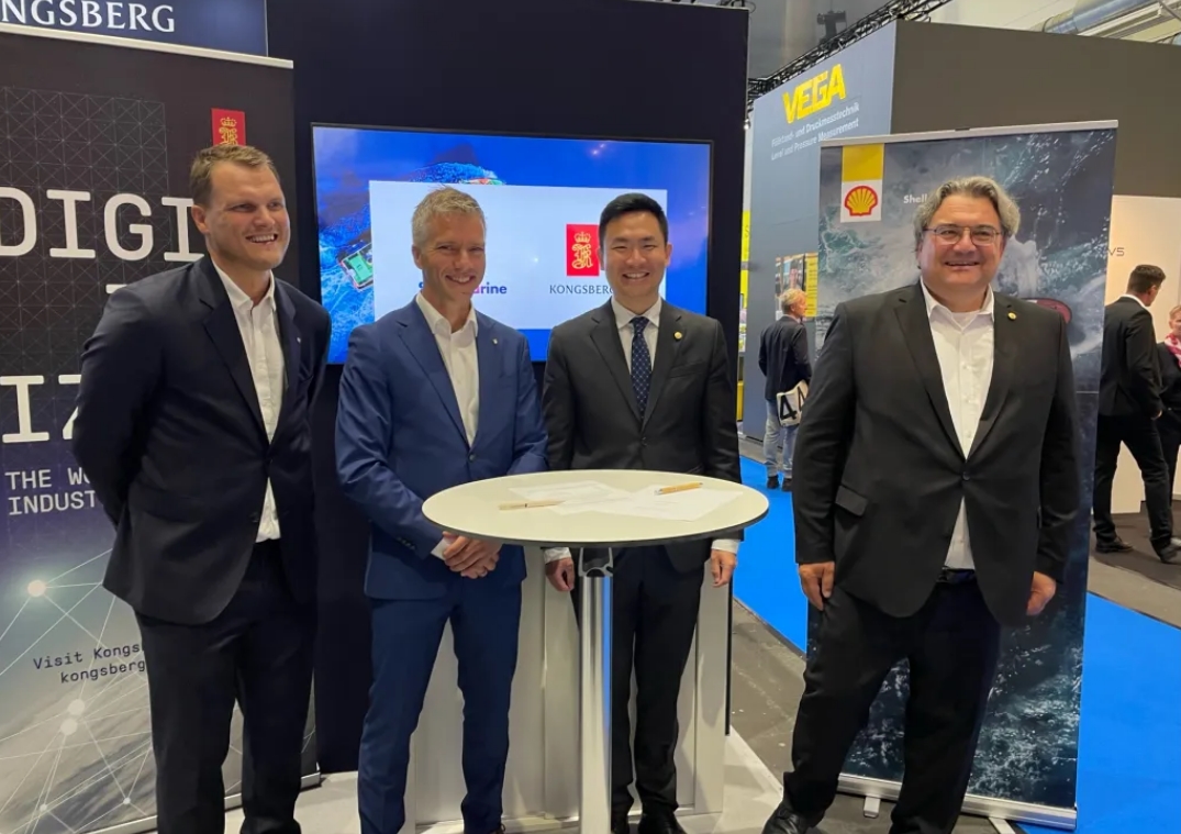 Kongsberg Digital and Shell Marine sign MoU to help decarbonize the maritime industry