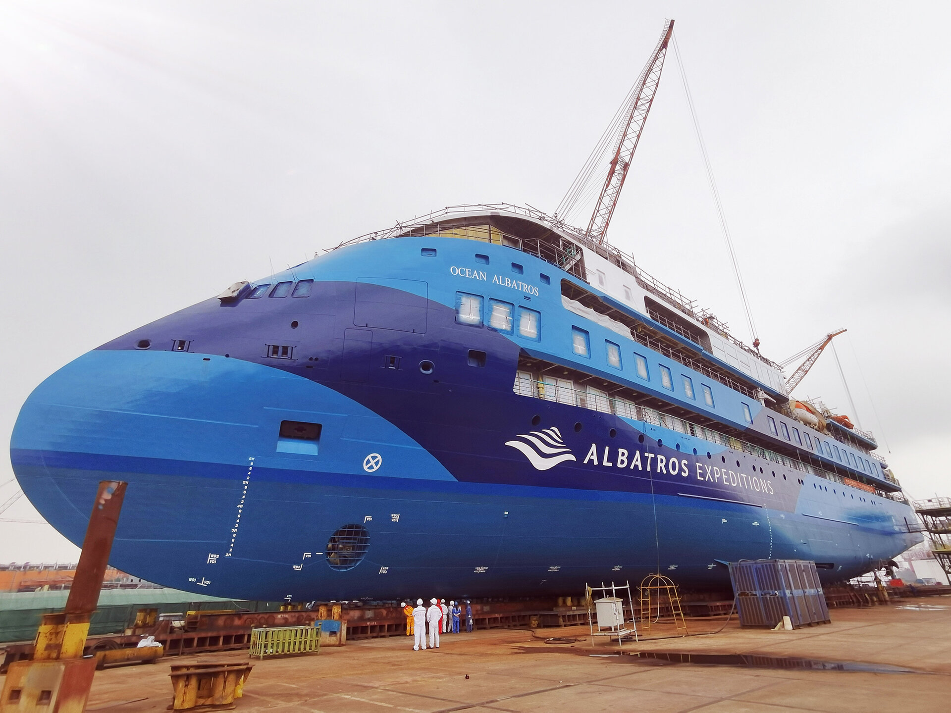 Ulstein-designed Ocean Albatros launched at the CMHI Haimen yard