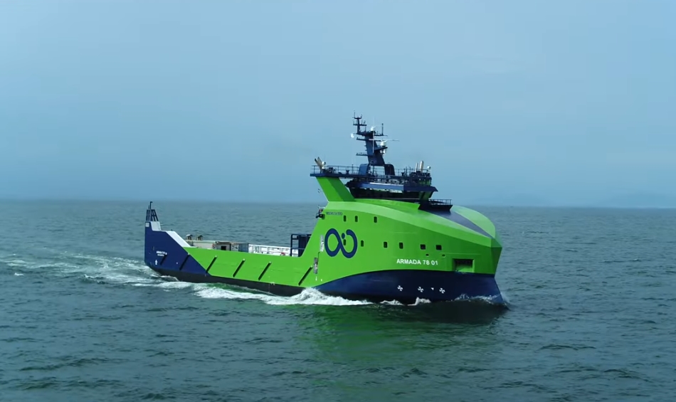 Ocean Infinity First Armada ship undergoes sea trials Video