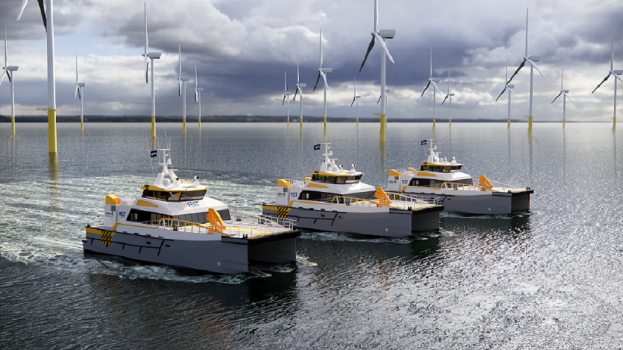 High Speed Transfers signs contracts with Damen for 3 x hybrid Fast Crew Supplier 2710 vessels