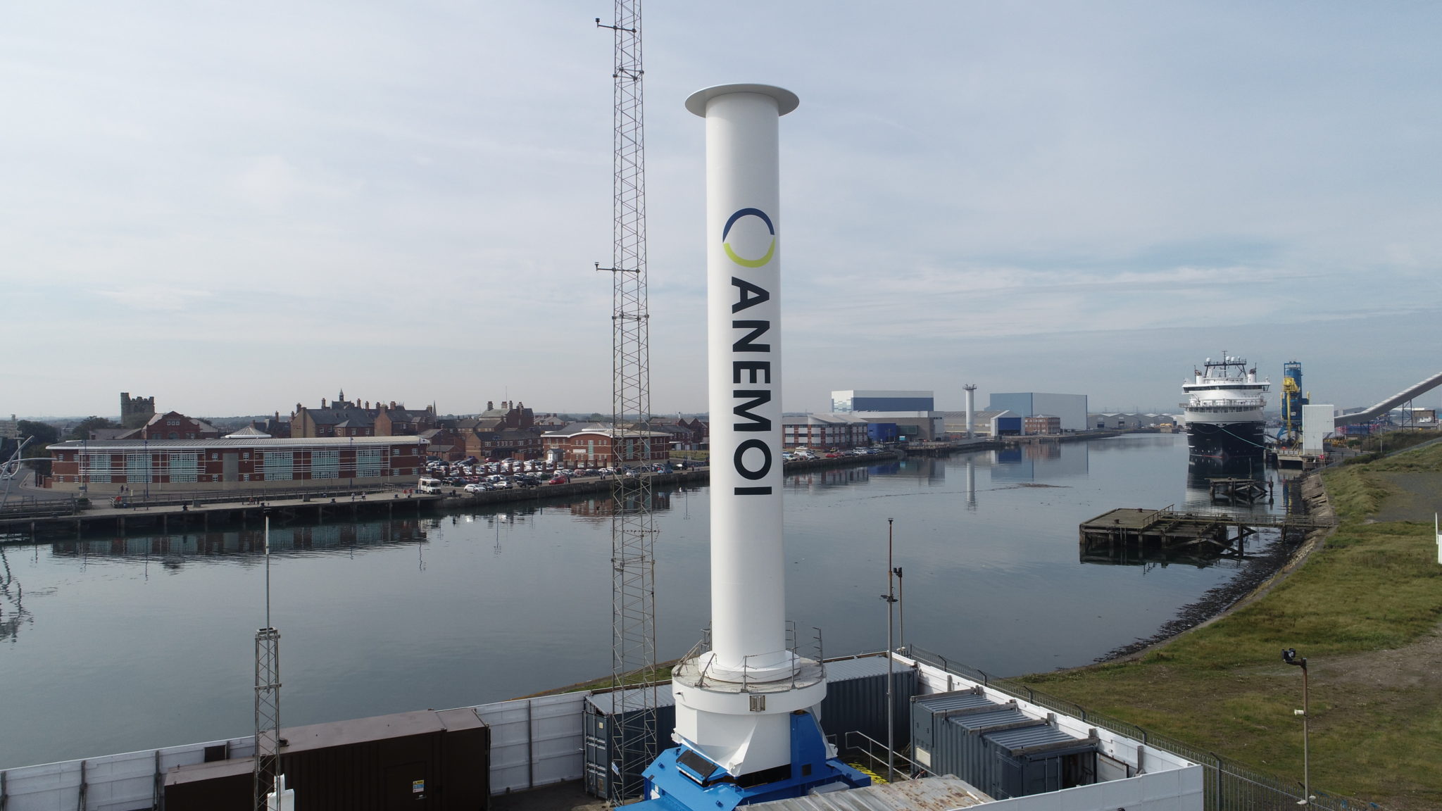 Anemoi Renews Rotor Sail Testing Base with Port of Blyth