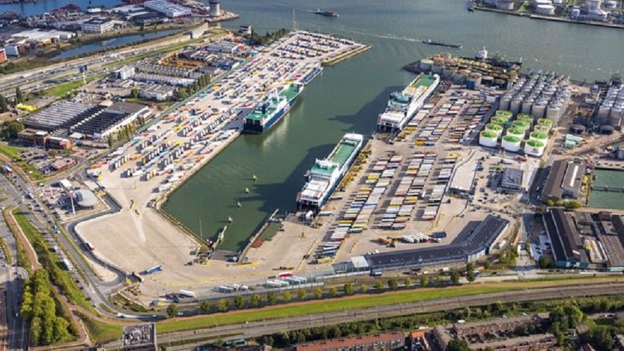 Shore power from Rotterdam Shore Power for DFDS terminal in Vlaardingen