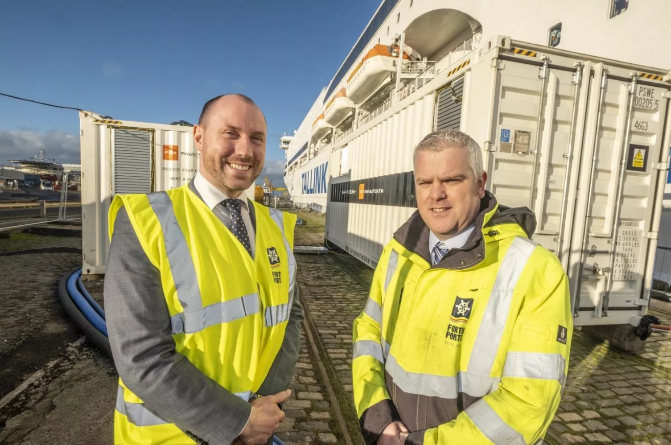 Port of Leith is first port on mainland Scotland to go live with zero emissions shore power for ships