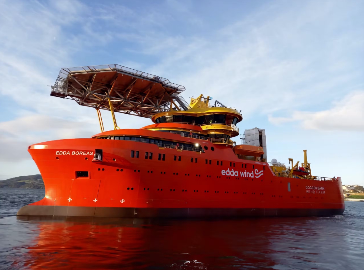 Naming Ceremony for Commissioning Service Operation Vessel Edda Boreas