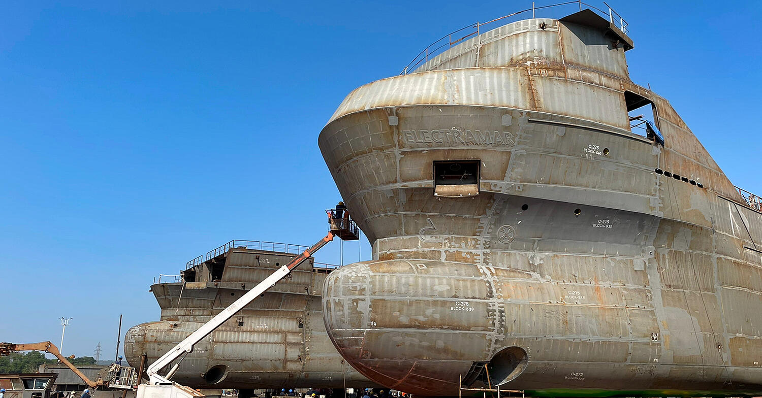 AtoB@C Shipping: Construction of the first four vessels progresses at the shipyard