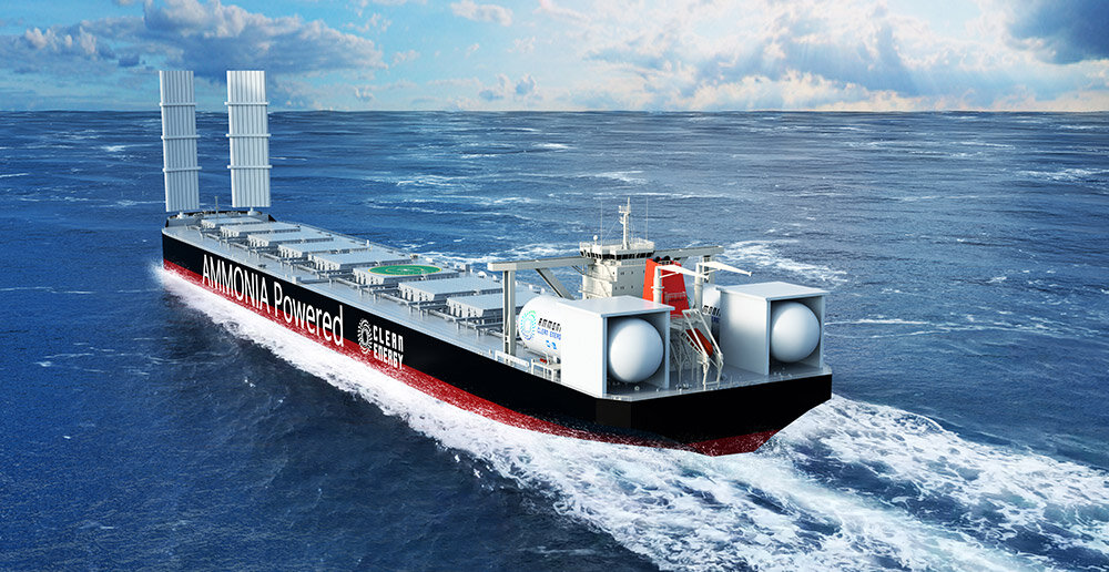 MOL and Mitsui Acquire AiP for Large Ammonia-powered Bulk Carrier