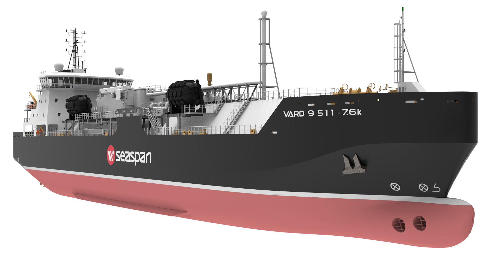 TGE Marine will supply the cargo handling and fuel gas system for 3x 7,600 cbm LNG bunkering vessels for Seaspan ULC