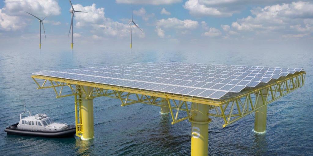 Jan De Nul, Tractebel, and DEME Present Offshore Floating Solar Technology: SEAVOLT