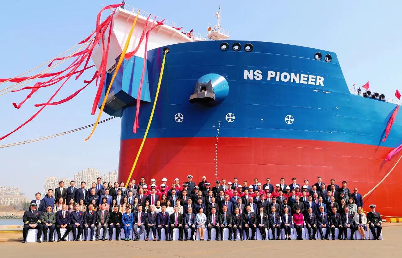 World's largest DP shuttle tanker - NS PIONEER - officially delivered