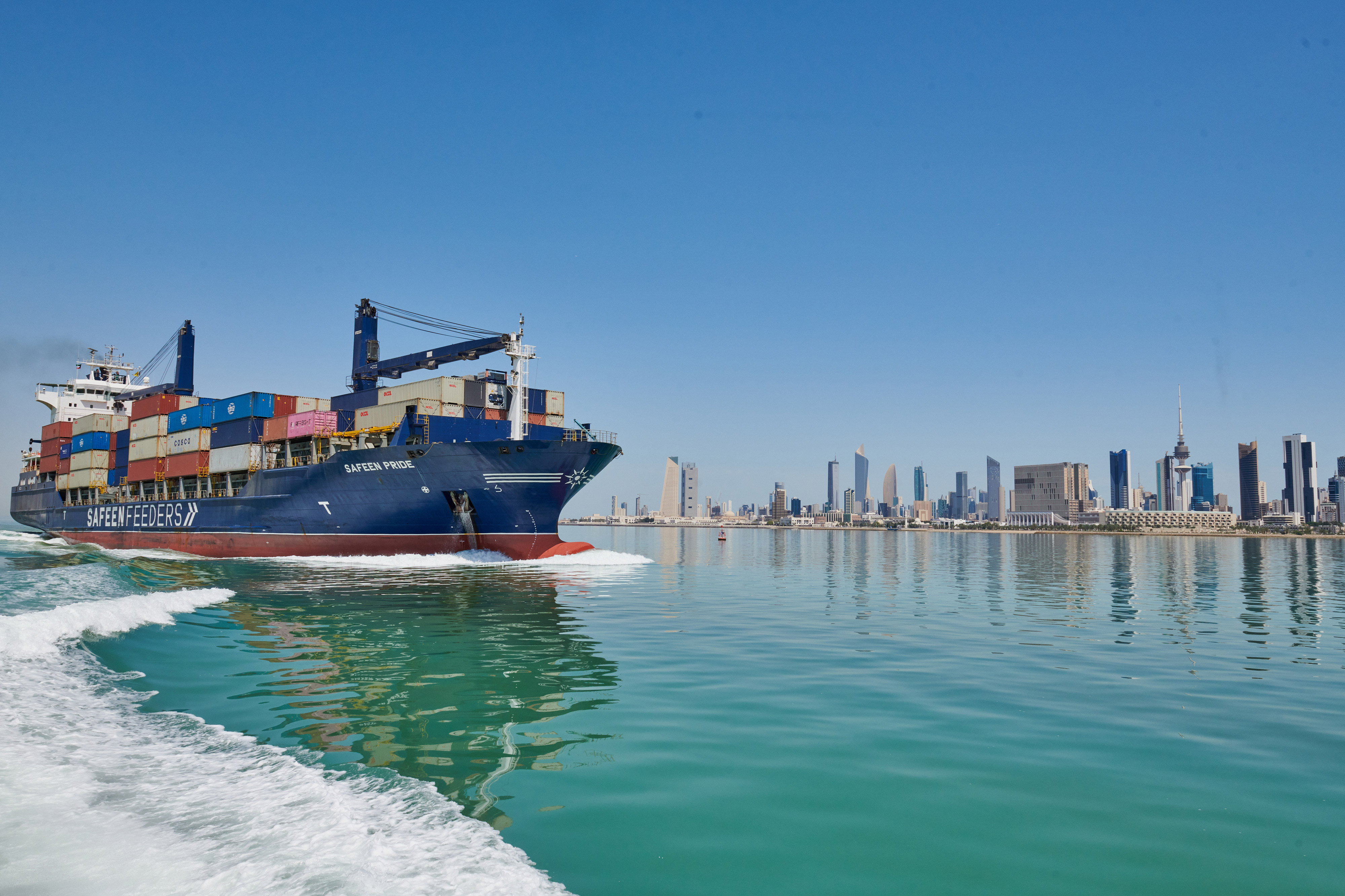 First Vessel Arrives at Shuwaikh Port Following Launch of Container  Shipping Service from Khalifa Port - VesselFinder