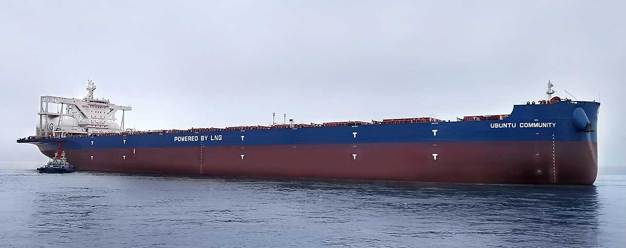 Maran Dry’s first LNG-fueled Newcastlemaxes delivered with DNV Class