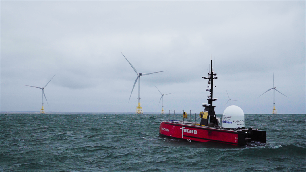 Fugro’s Blue Essence® Completes World’s First Fully Remote Offshore Wind ROV Inspection