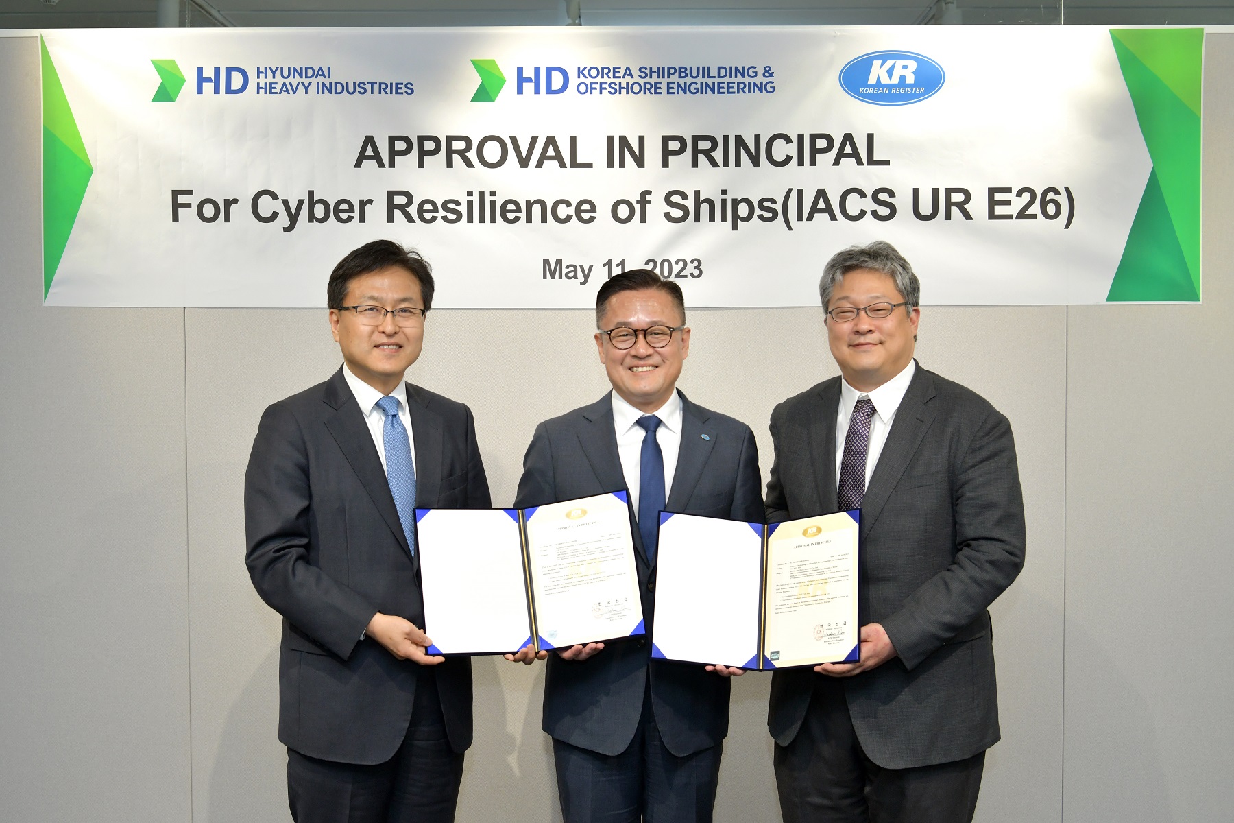 KR Awards AIP to HD Hyundai’s Ship Cyber Resilience Technology