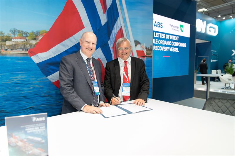 ABS and Vaholmen Sign Landmark LOI for the Development of a VOC Recovery Vessel