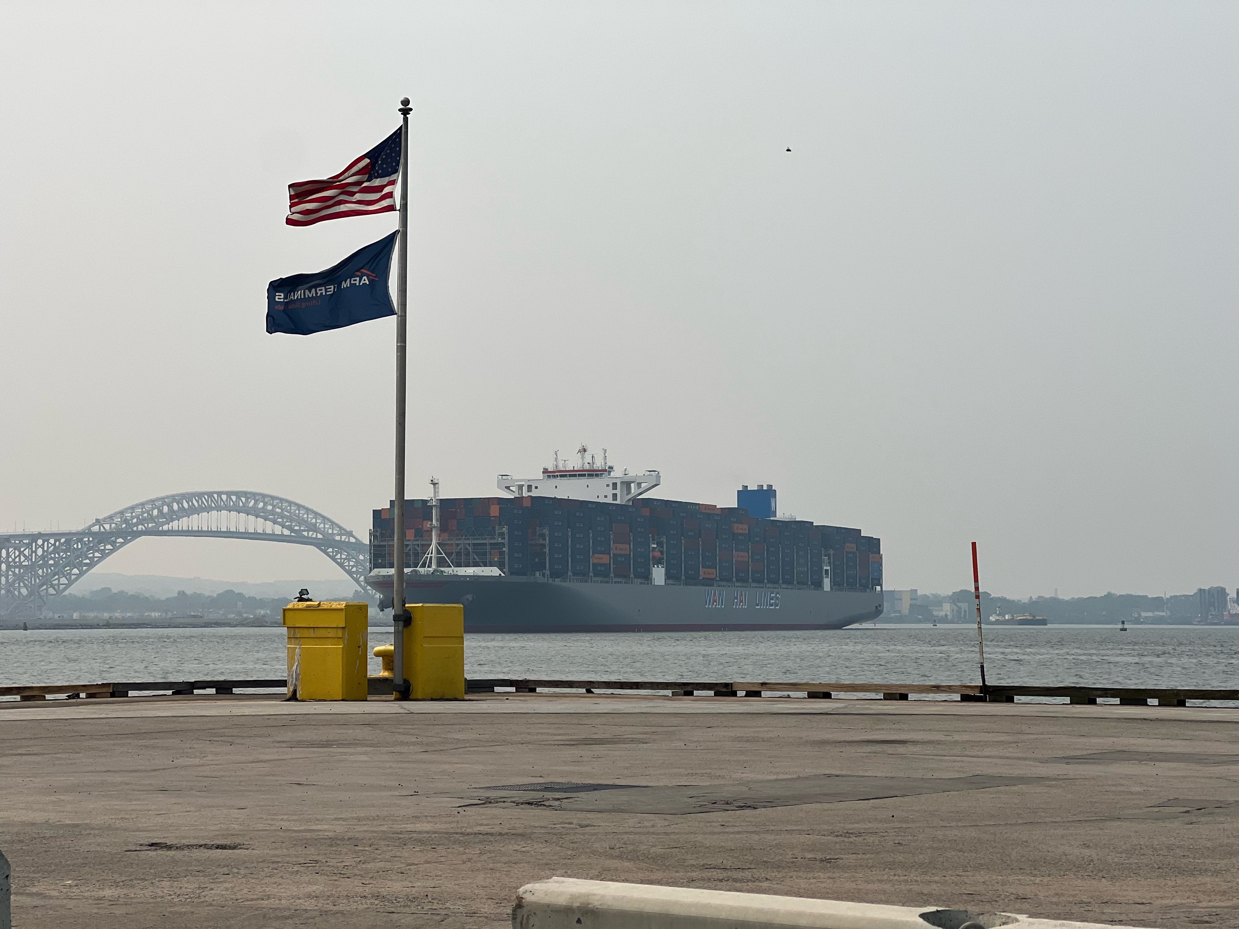 APM Terminals Elizabeth welcomes first call from Wan Hai’s Trans-Pacific Service