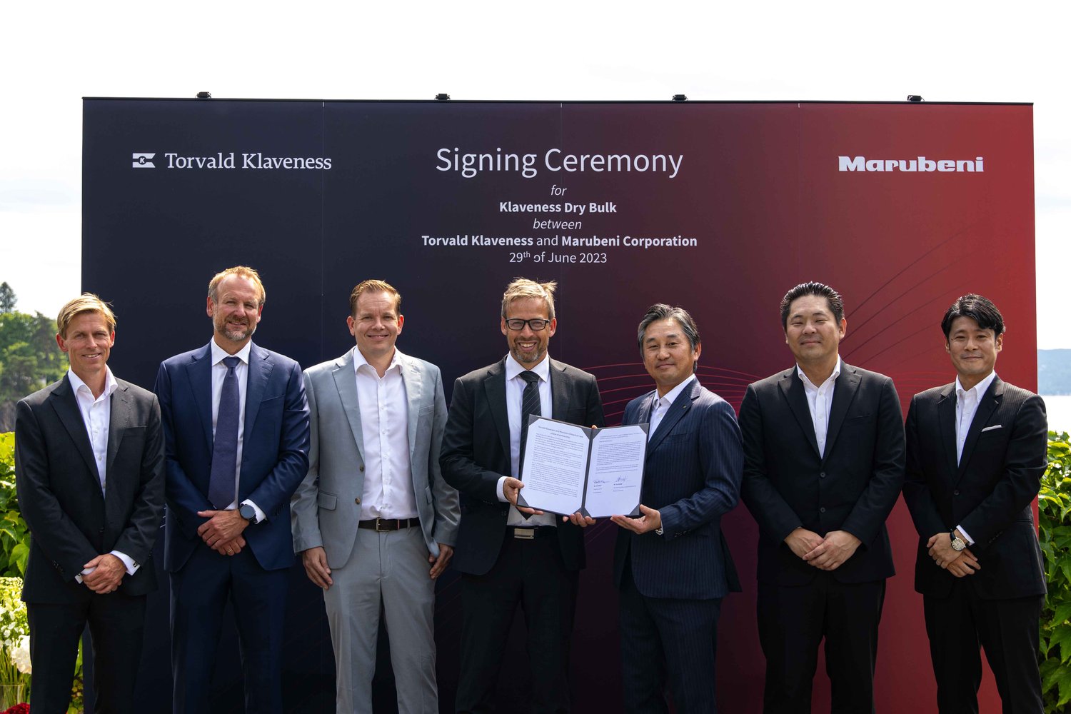 Torvald Klaveness and Marubeni embark on new phase of partnership