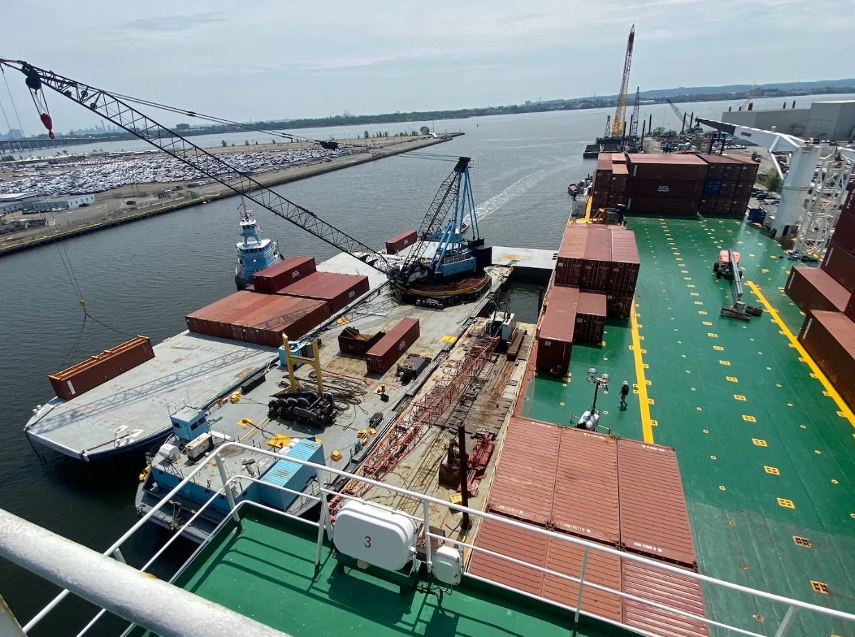 Salvage Operations on Grande Costa D’Avorio reach significant milestones at Port Newark