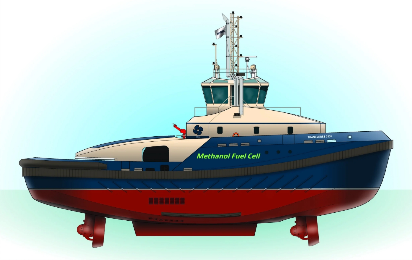 Svitzer Designing World’s First Methanol Hybrid Fuel Cell Tug