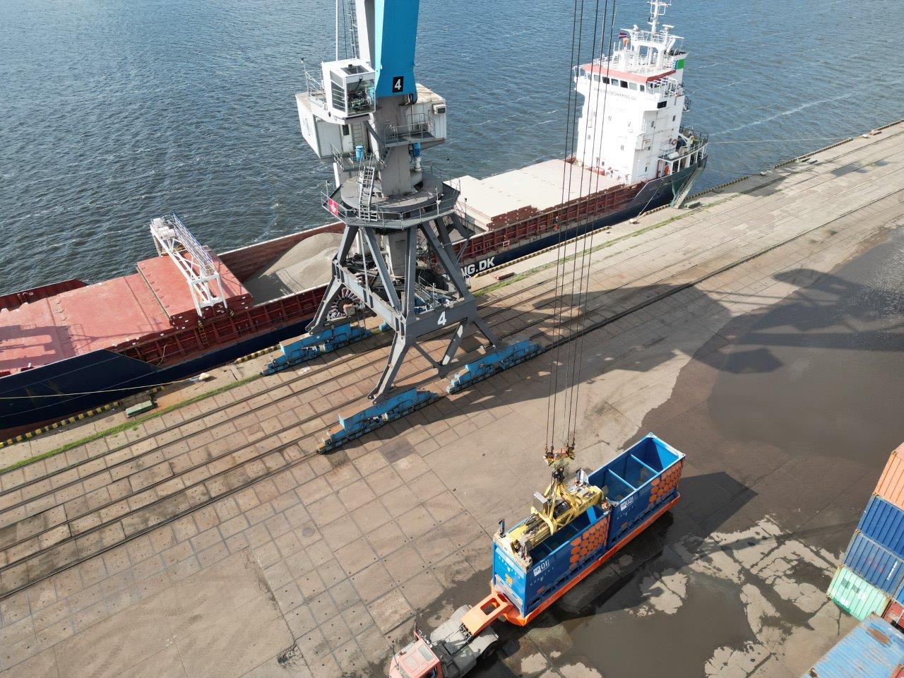 Rigal Central Terminal orders 6 innovative Self Discharging Containers for bulk handling