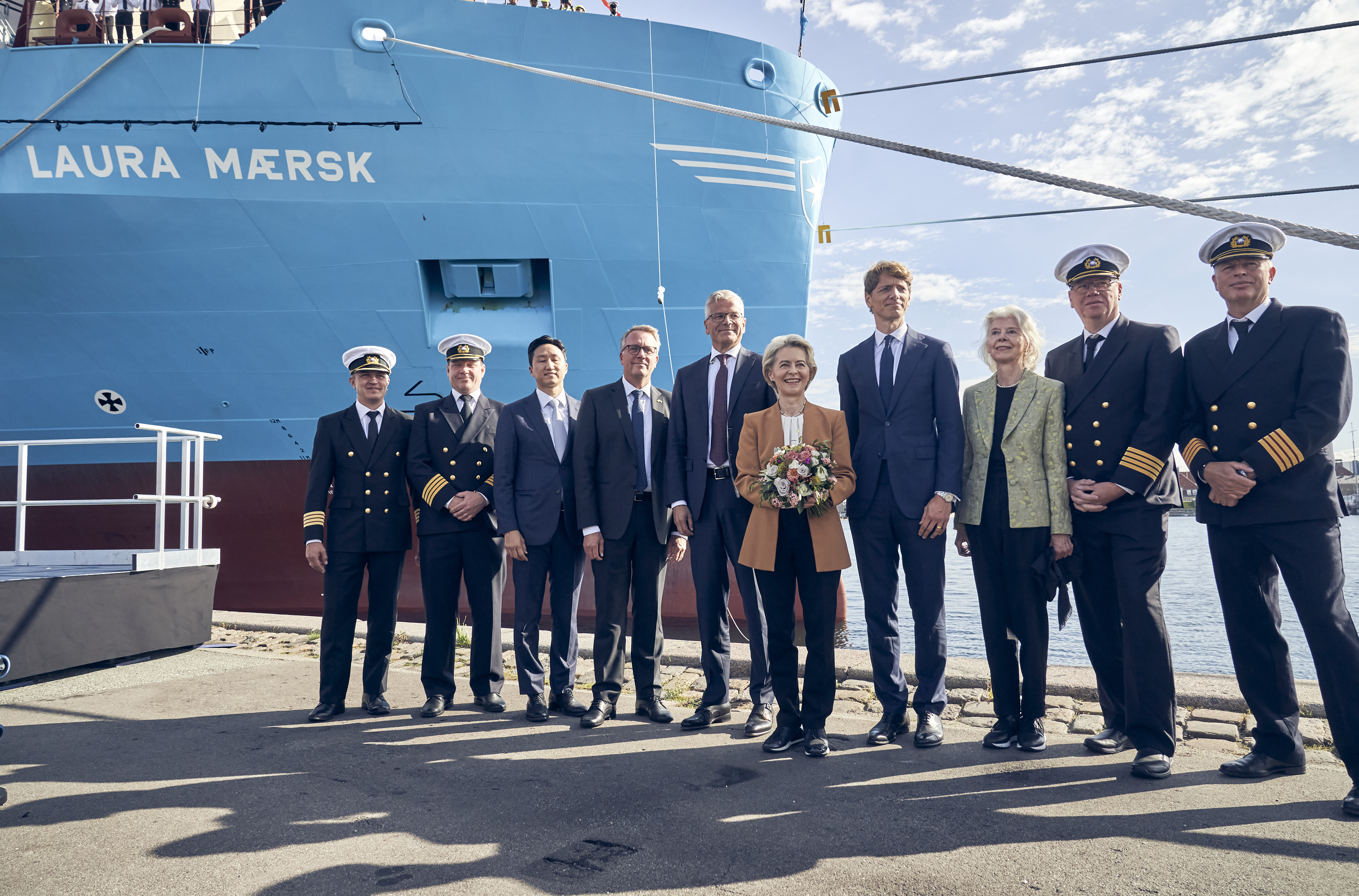 EU Commission President Names Landmark Methanol Vessel Laura Mærsk