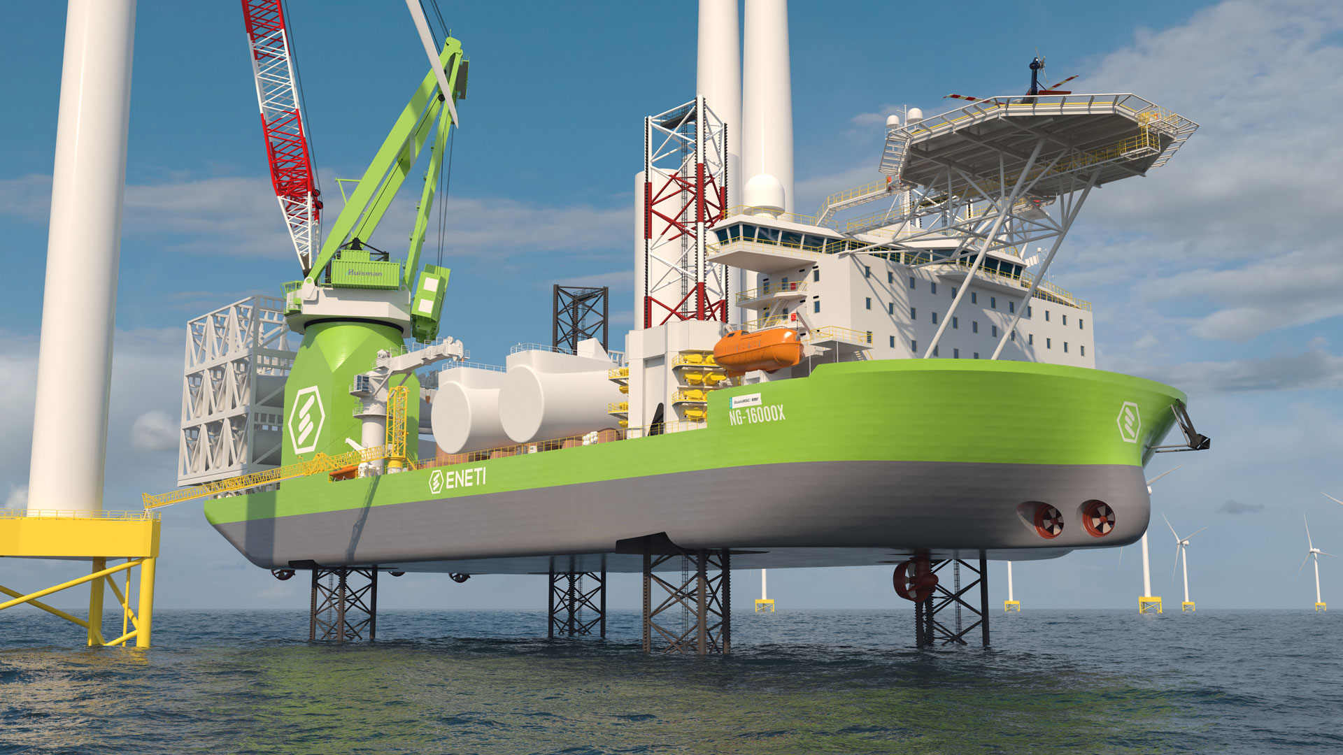 Eneti Inc Signs Vessel Reservation Contract for Newbuild WTIV