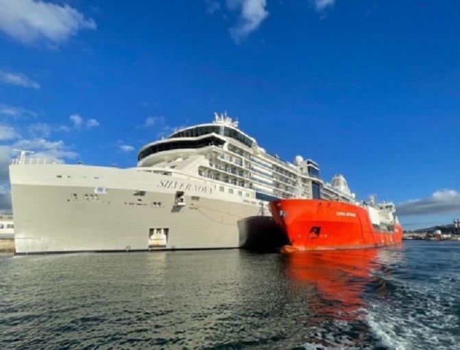Shell completes Gibraltar's first cruise ship LNG bunkering