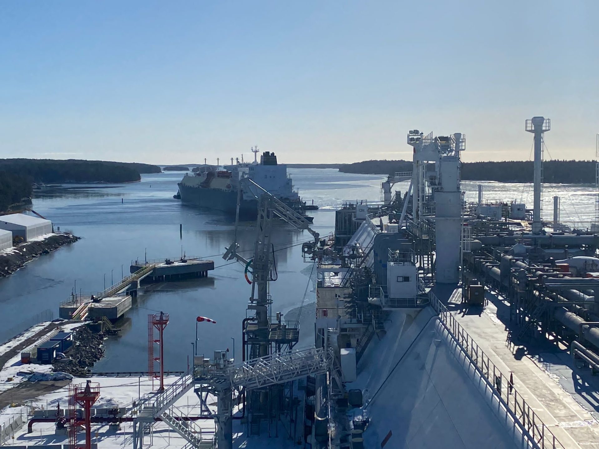 Gasum delivers LNG cargo to Inkoo terminal