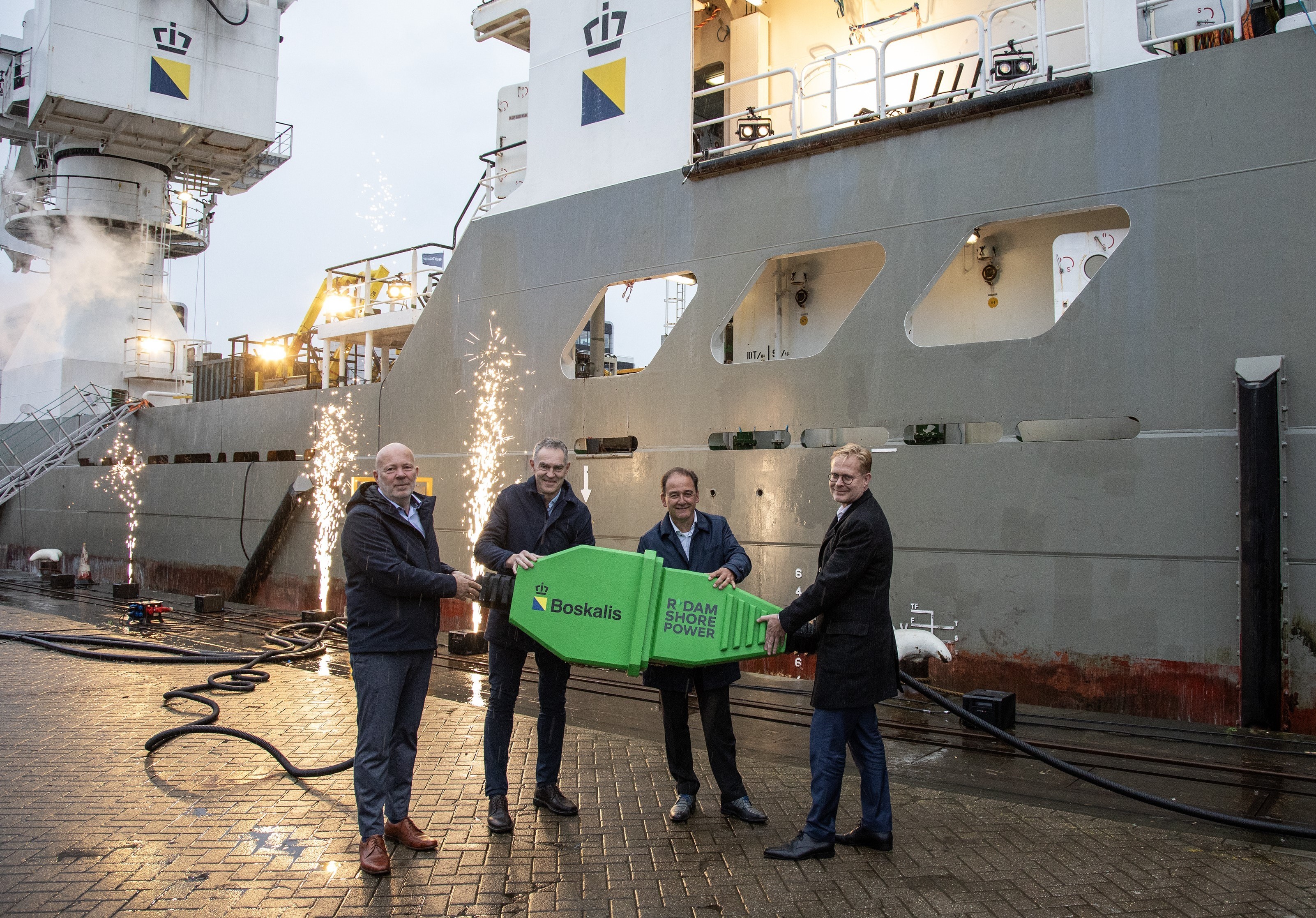 Boskalis commissions 2 GWh shore power facility in Rotterdam