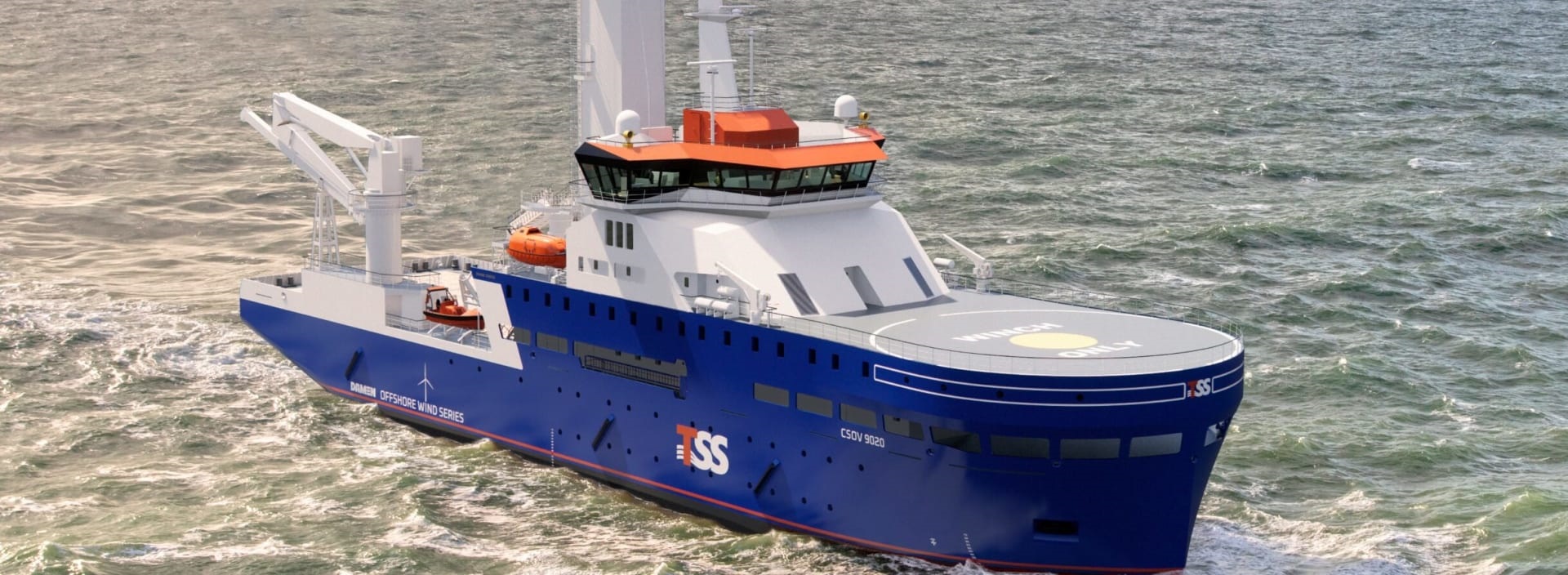 Damen Shipyards signs contract with Ta San Shang Marine Co. Ltd to supply a new CSOV
