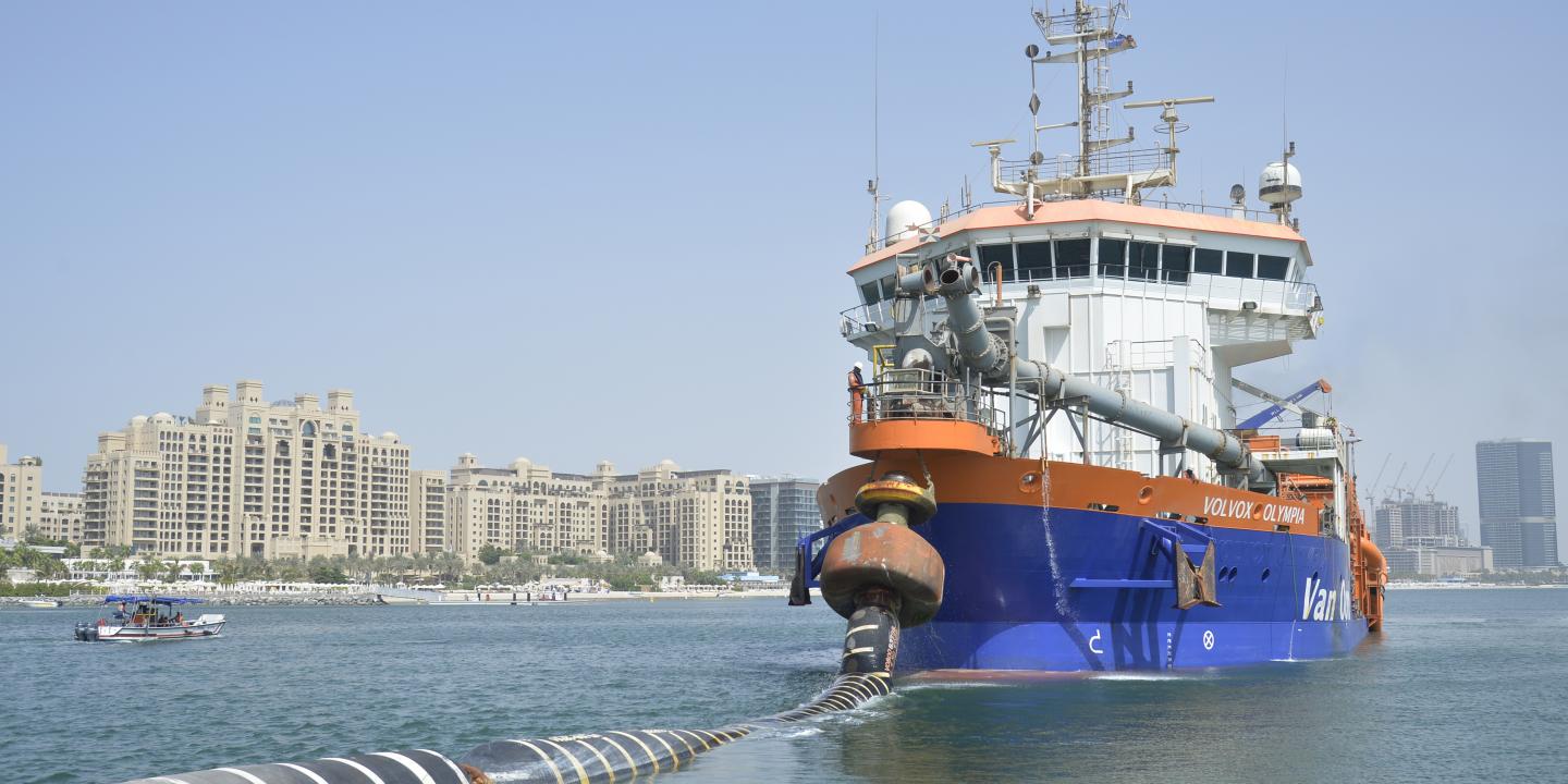 Van Oord completes major Palm Jumeirah maintenance project