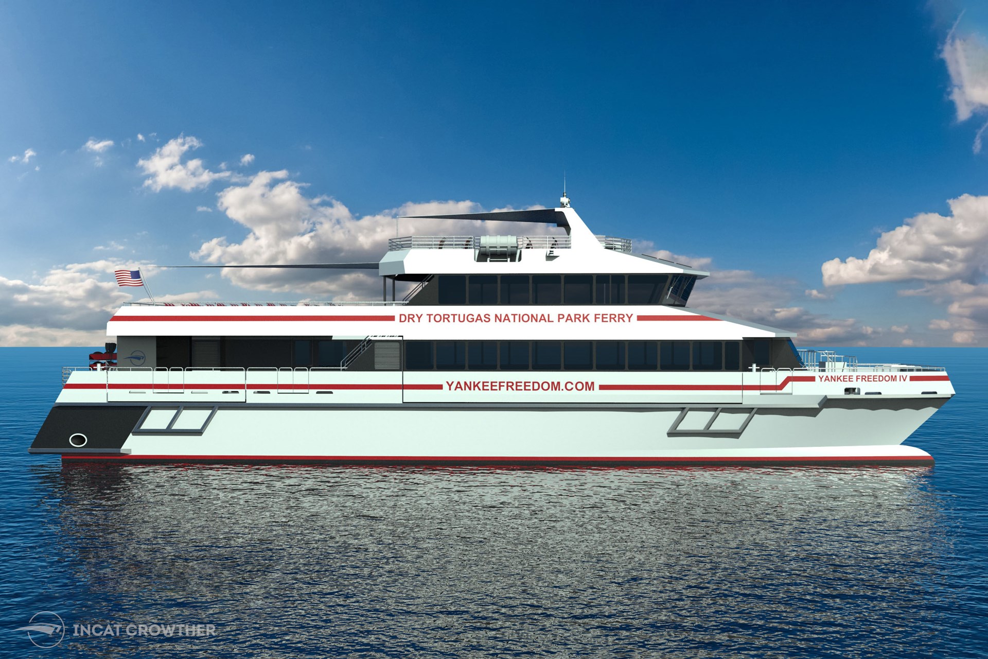 Incat Crowther To Design New Passenger Ferry For Busy Florida National Park Service
