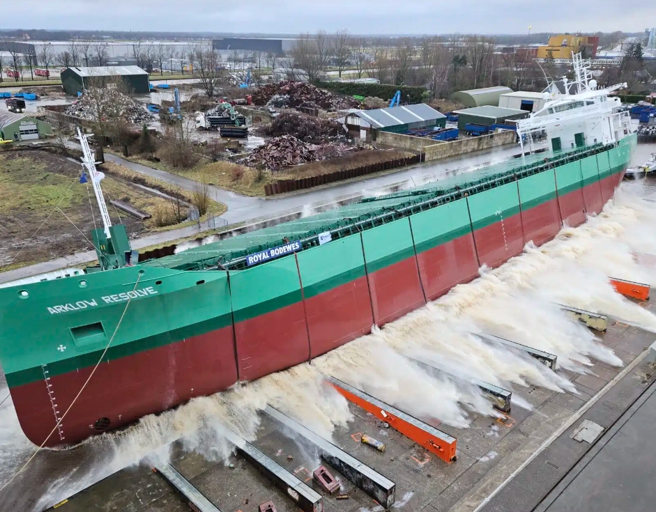 Fifth Eco-Trader for Arklow Shipping Launched with Just Two More Newbuilds to Go