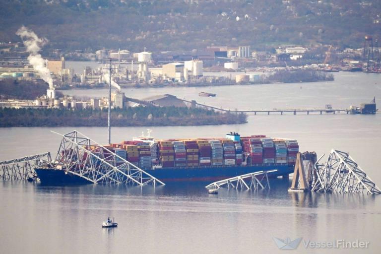 Containership DALI suffered a total blackout before the collision with bridge, pilot association official says