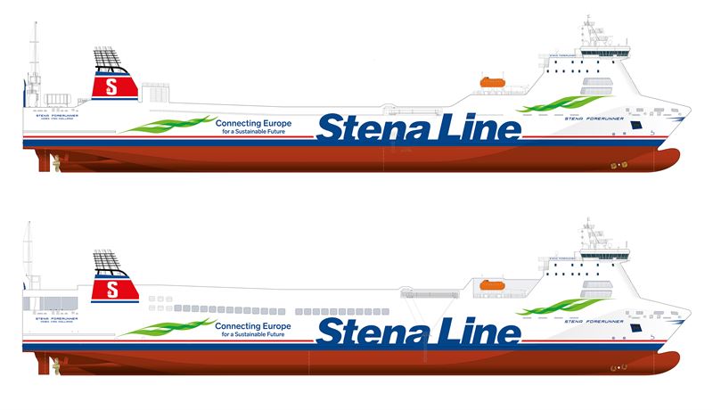 Stena Line to increase cargo capacity by 30% on Stena Forerunner and Stena Foreteller – signs contract with China Merchants Jinling Shipyard