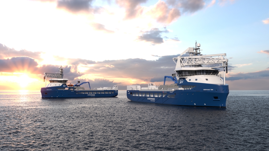 Kongsberg Maritime to design and equip two new salmon farm forage carrier vessels for Norwegian coastal cargo carrier Eidsvaag AS