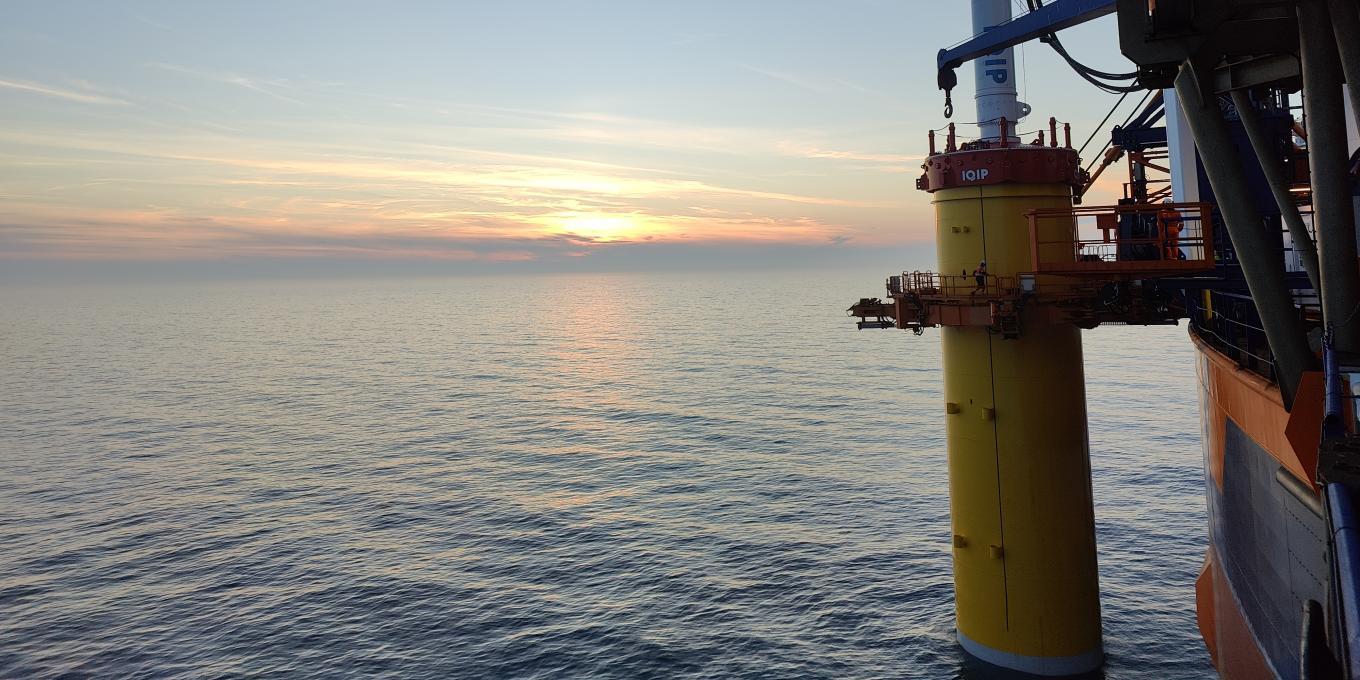 First monopile foundation in place at Sofia Offshore Wind Farm