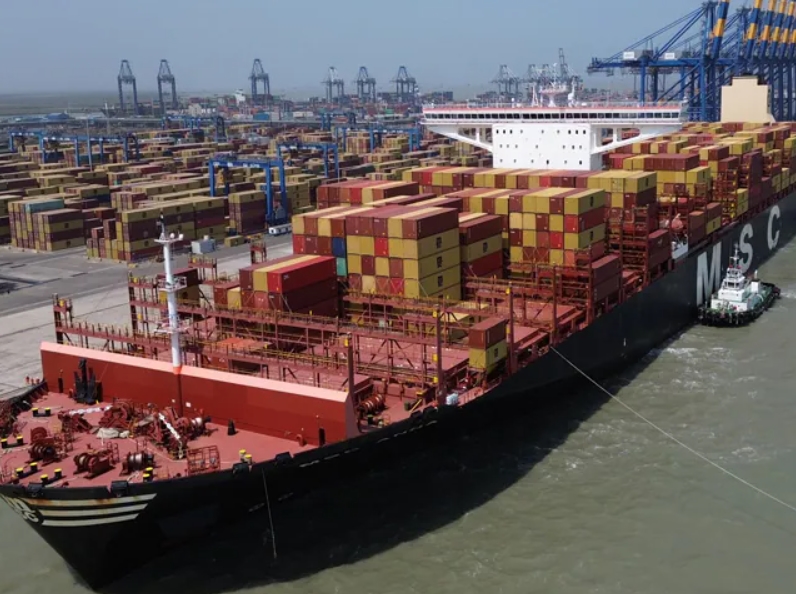 MSC Anna, largest container ship to arrive in India docks at Adani’s Mundra Port